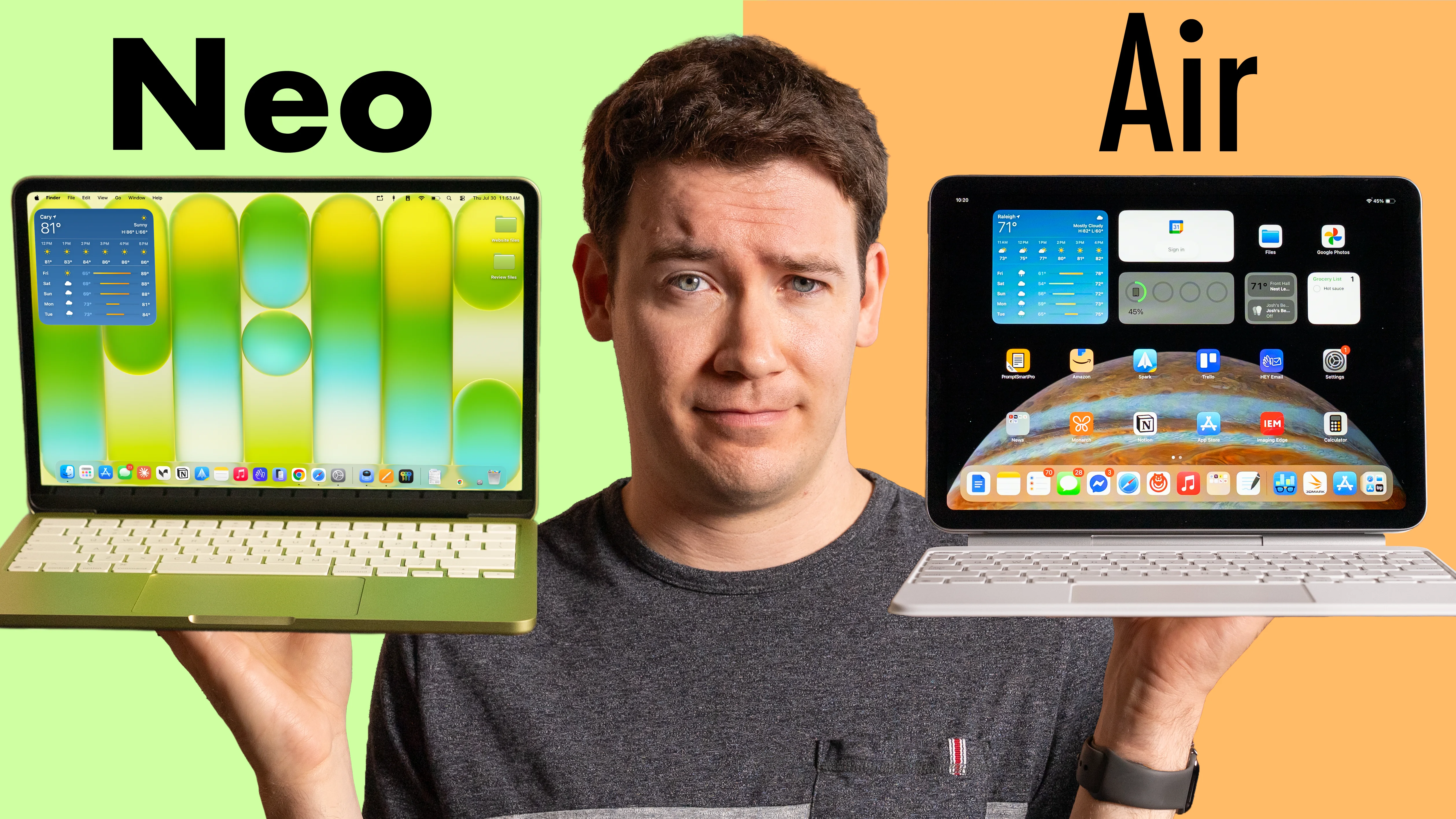 MacBook Neo vs. iPad Air – Which Should You Buy?